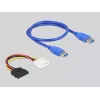DeLOCK Riser-Karte PCI Express x1 auf PCI 32-Bit-Steckplatz 60 cm Kabel