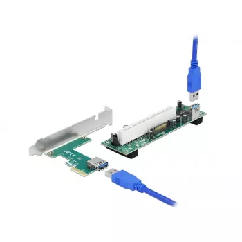 DeLOCK Riser-Karte PCI Express x1 auf PCI 32-Bit-Steckplatz 60 cm Kabel