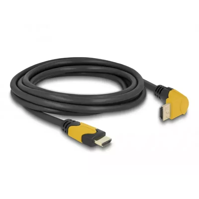 HDMI-Kabel DeLOCK 86990 3 m HDMI Typ A Standard Schwarz Gelb
