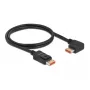 DisplayPort-Kabel DeLOCK 8K 60 Hz 1 m Stecker auf Stecker 90° gewinkelt