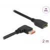 DisplayPort-Verlängerungskabel DeLOCK 87078 2m 8K 60Hz abgewinkelt