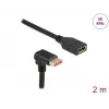 DisplayPort-Verlängerungskabel DeLOCK 87091 2 m 90° abwärts abgewinkelt