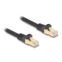 Netzwerkkabel DeLOCK RJ45 80316 Stecker auf Stecker Cat.6A 0,5 m schwarz