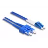DeLOCK Glasfaserkabel LC Duplex auf SC Duplex Singlemode OS2 2 m