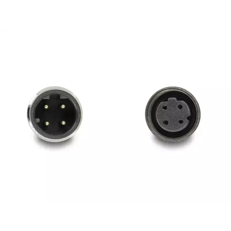 Netzwerkkabel DeLOCK M12 Kabel D-kodiert 4-polig Stecker auf Buchse PUR (TPU) 2 m