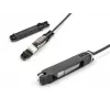 Kabelzugvorrichtung DELOCK für aktive optische Kabel, schwarz, Breite 20 mm, Tiefe 113 mm, minimaler Biegeradius 5 mm