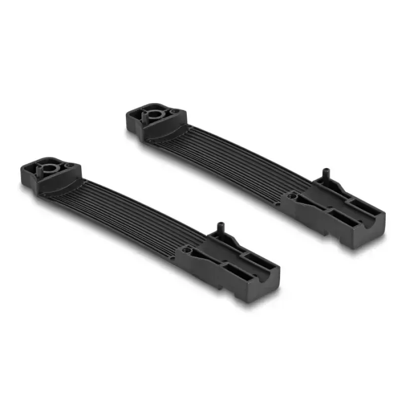 Kabelzugvorrichtung DELOCK für aktive optische Kabel, schwarz, Breite 20 mm, Tiefe 113 mm, minimaler Biegeradius 5 mm