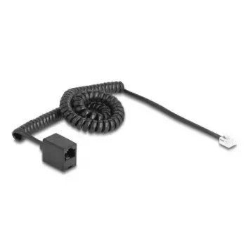 DeLOCK Telefonkabel 3 m Schwarz 90064 RJ-11 RJ-45