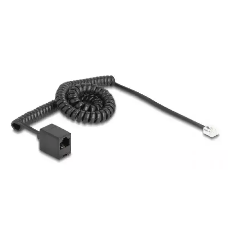DeLOCK Telefonkabel 3 m Schwarz 90064 RJ-11 RJ-45