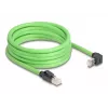Netzwerkkabel DeLOCK 80894 RJ-45 Cat6a 5 m Schwarz Grün