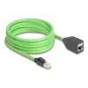 Netzwerkkabel DeLOCK 80882 RJ-45 Cat6a 5m Grün