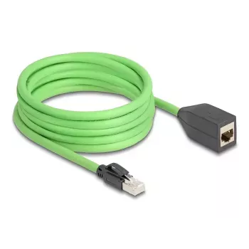 Netzwerkkabel DeLOCK 80882 RJ-45 Cat6a 5m Grün