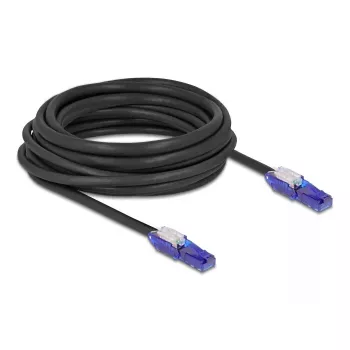 Netzwerkkabel DeLOCK 80930 RJ-45 Cat6 7,5 m Schwarz Violett