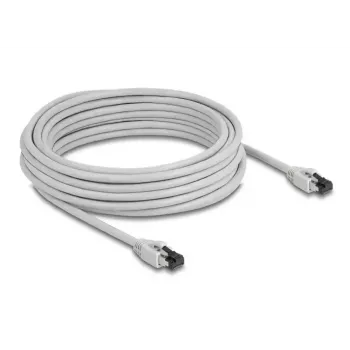 Netzwerkkabel DeLOCK 80564 RJ-45 Cat8.1 10 m Grau