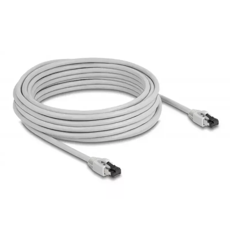 Netzwerkkabel DeLOCK 80564 RJ-45 Cat8.1 10 m Grau