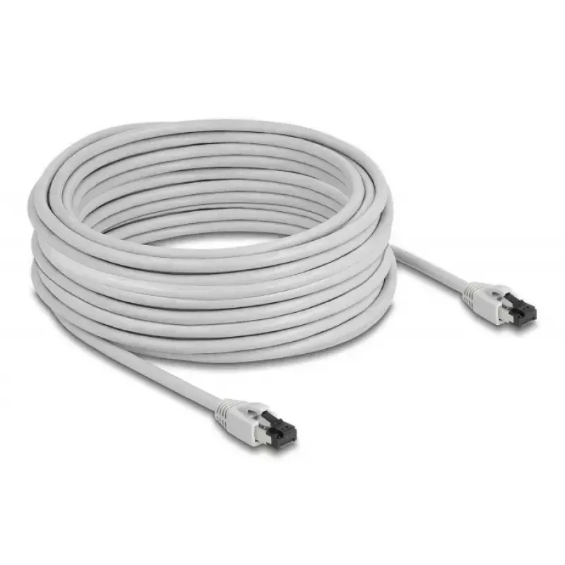 Netzwerkkabel DeLOCK 80565 RJ-45 Cat8.1 15 m Grau