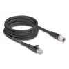 Netzwerkkabel DeLOCK 80585 M12 auf RJ-45 Cat5e 5 m Schwarz
