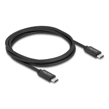DELOCK USB4 Gen 3x2 Koaxial USB-C-zu-USB-C-Kabel 40 Gbps PD 3.1 240 W 2 m