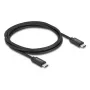 DELOCK USB4 Gen 3x2 Koaxial USB-C-zu-USB-C-Kabel 40 Gbps PD 3.1 240 W 2 m