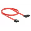 SATA-Kabel DeLOCK 83969 0,5 m SATA 7-polig Schwarz Rot