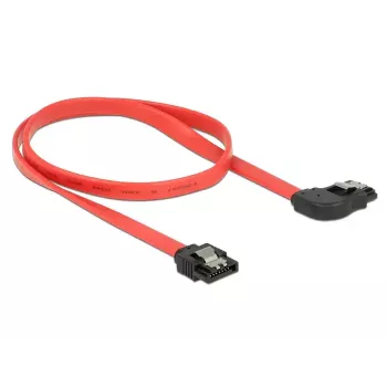 SATA-Kabel DeLOCK 83969 0,5 m SATA 7-polig Schwarz Rot
