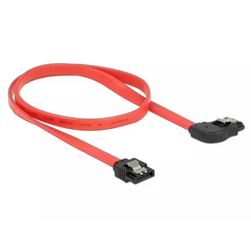 SATA-Kabel DeLOCK 83969 0,5 m SATA 7-polig Schwarz Rot