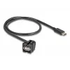 DeLOCK USB-Kabel 0,5 m USB 2.0 USB A USB C 88056