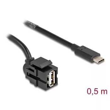 DeLOCK USB-Kabel 0,5 m USB 2.0 USB A USB C 88056