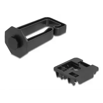 Kabelhalter DeLOCK 90769 Polycarbonat Schwarz 1 Stück