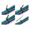 Kabelbinder DeLOCK 280x4,8mm 50 Stück schwarz selbstschneidend