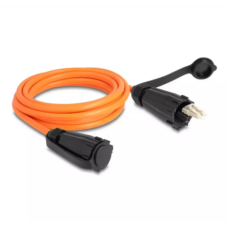 DeLOCK Glasfaserkabel LC Duplex auf LC Duplex OM2 3m IP68