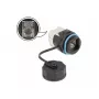 DELOCK Wire Connector RJ45 Cat.6A LSA gerade schwarz 29×43×29 mm