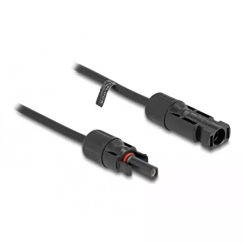 Kabel DeLOCK DL4 Solarkabel 4 mm² Stecker auf Buchse 5 m schwarz