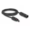 Kabel DeLOCK DL4 Solarkabel 6 mm² Stecker auf Buchse 1 m schwarz