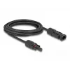 Kabel DeLOCK DL4 Solarkabel 4 mm² Stecker auf Buchse 3 m schwarz