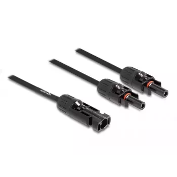 Kabelverteiler DeLOCK DL4 Solar-Verteilerkabel 1 x Stecker auf 2 x Buchse 30 cm schwarz
