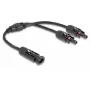 Kabelverteiler DeLOCK DL4 Solar-Verteilerkabel 1 x Stecker auf 2 x Buchse 30 cm schwarz