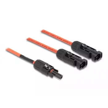 Kabel-Splitter DeLOCK DL4 1 x Buchse auf 2 x Stecker 30 cm rot