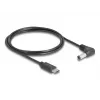 DeLOCK 85399 Stromkabel Schwarz 1,5 m USB C 5,5 x 2,5 mm
