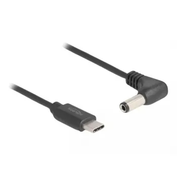 DeLOCK 85399 Stromkabel Schwarz 1,5 m USB C 5,5 x 2,5 mm