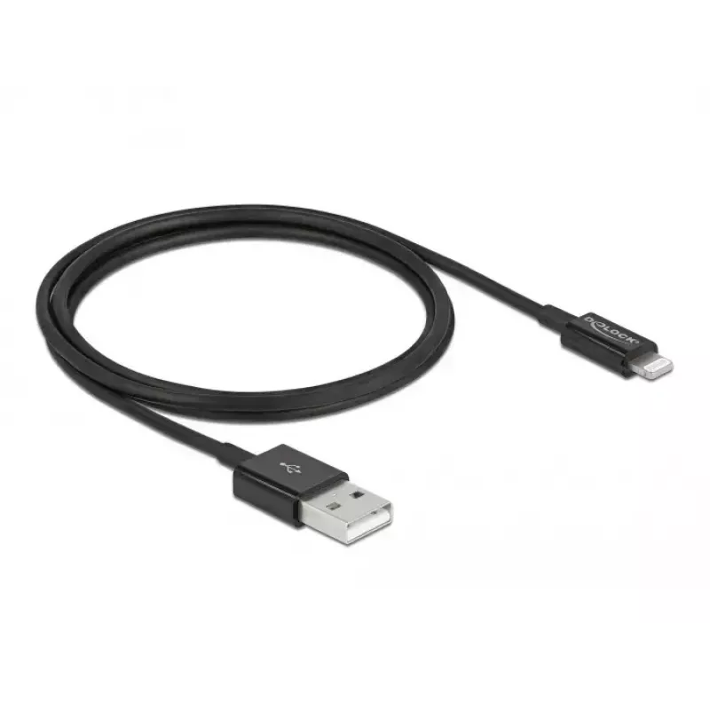 USB-Daten- und Ladekabel DeLOCK 83002 1 m schwarz