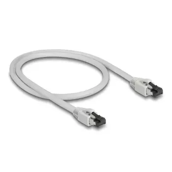 Netzwerkkabel DeLOCK 80557 RJ-45 Cat8.1 0,5 m Grau