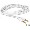 Audiokabel 3,5 mm DeLOCK 83442 3 m Weiß