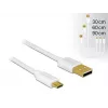 USB-Kabel DeLOCK 83679 USB 2.0 USB A Micro-USB B Weiß