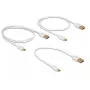 USB-Kabel DeLOCK 83679 USB 2.0 USB A Micro-USB B Weiß