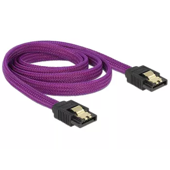 SATA-Kabel DeLOCK 83692 1 m SATA 7-polig Violett