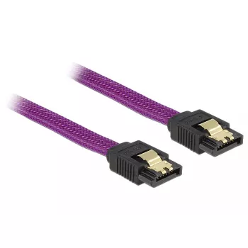SATA-Kabel DeLOCK 83692 1 m SATA 7-polig Violett