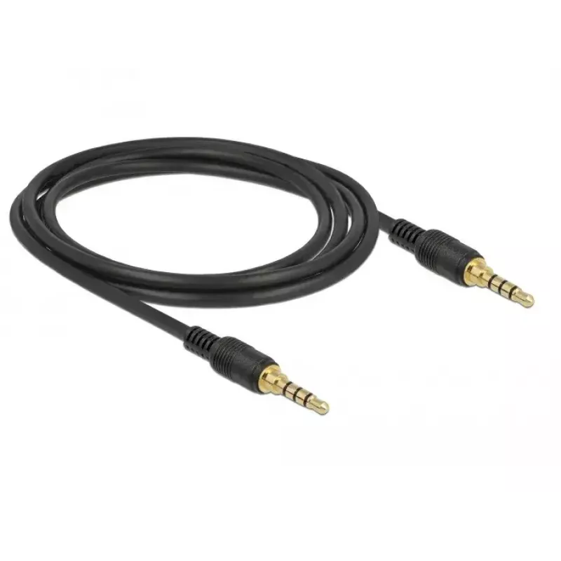 Audiokabel DeLOCK 85598 2 m 3,5 mm Schwarz