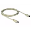 PS/2-Kabel DeLOCK 85805 1,8 m 6-pol Mini-DIN Beige