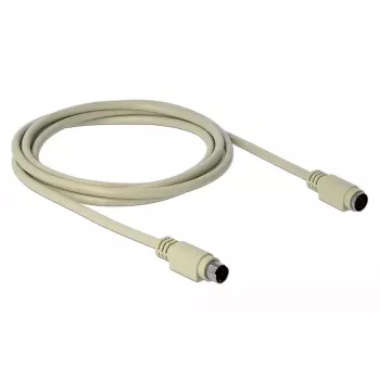 PS/2-Kabel DeLOCK 85805 1,8 m 6-pol Mini-DIN Beige